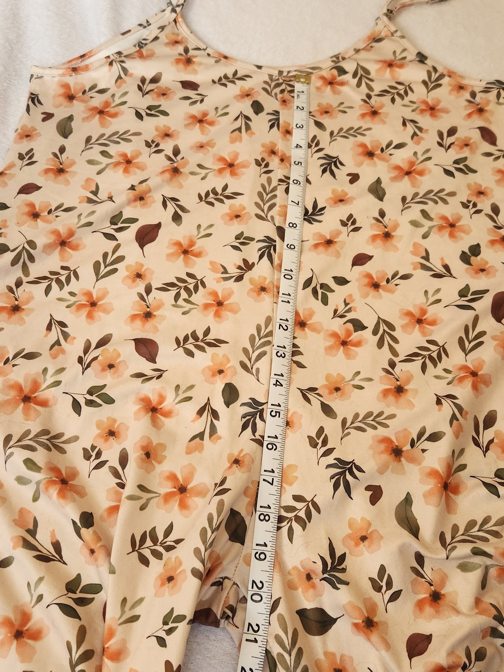 Emery Rose Yellow & Cream Floral Sunflower Wide Leg Jumpsuit Size 0XL - Picture 8 of 13